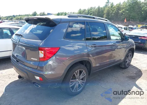2021 Honda Passport Awd Ex-L из США, поврежденный, VIN 5FNYF8H57MB037506